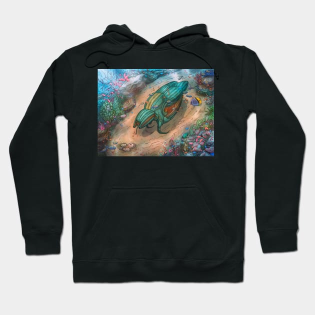 Coral Reef Hoodie by THERENDERSHOW